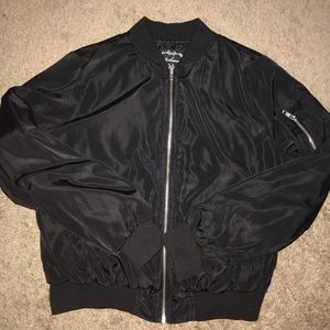 Ambiance Black Bomber Jacket